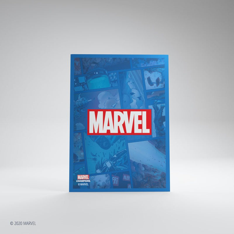 Gamegenic Sleeves: Marvel Champions Marvel Logo Blue (50)