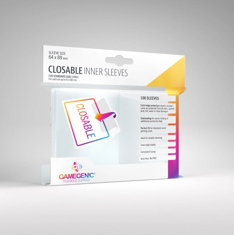 Gamegenic Sleeves Closable Inner (100)