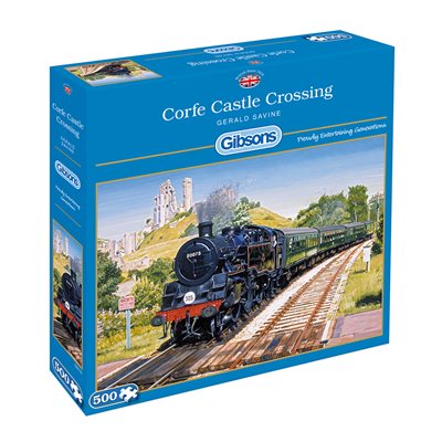 Gibsons Puzzle 500 Corfe Castle Crossing