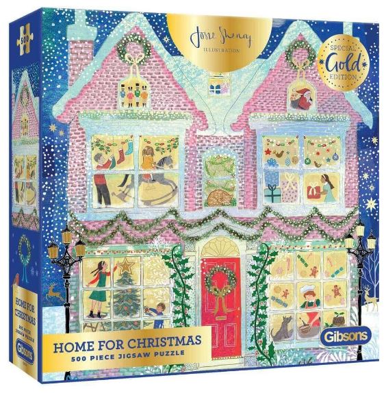 Gibsons Puzzle 500 piece Home For Christmas jigsaw puzzle