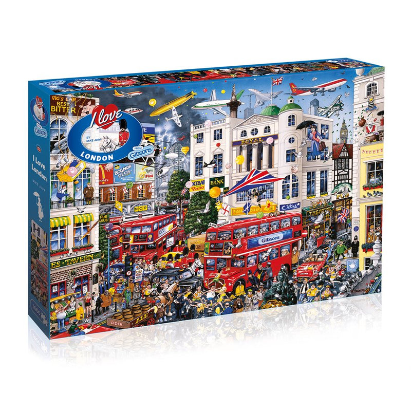 Gibsons Puzzle 1000 I Love London