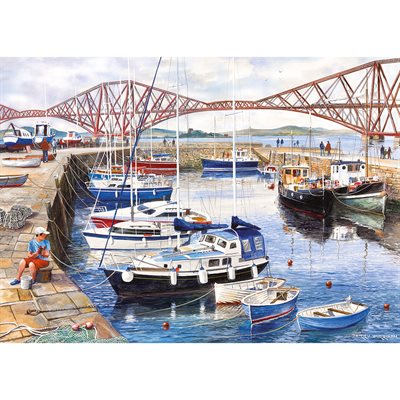 Gibsons Puzzle 1000 Queensferry Harbour
