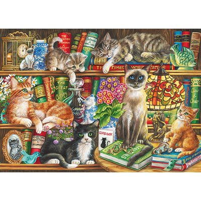 Gibsons Puzzle 1000 Puss In Books