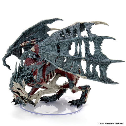 D&D Minis Icons of the Realms Boneyard Premium set: Green Dracolich