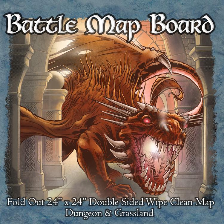 RPG Loke Battle Map Board Dungeon and Grassland