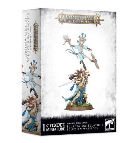 GW Age of Sigmar Lumineth Realm-Lords Ellania and Ellathor, Eclipsian Warsages