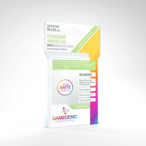 Gamegenic Sleeves: Matte Standard American (50)