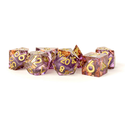 Fanroll Dice Abstract Aether Liquid Core Dice Set