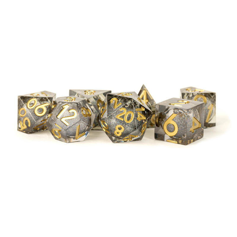 Liquid Core Dice Set - Vanishing Oil