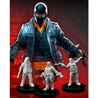 Cyberpunk Red Miniatures: Combat Zoners B (Punks)