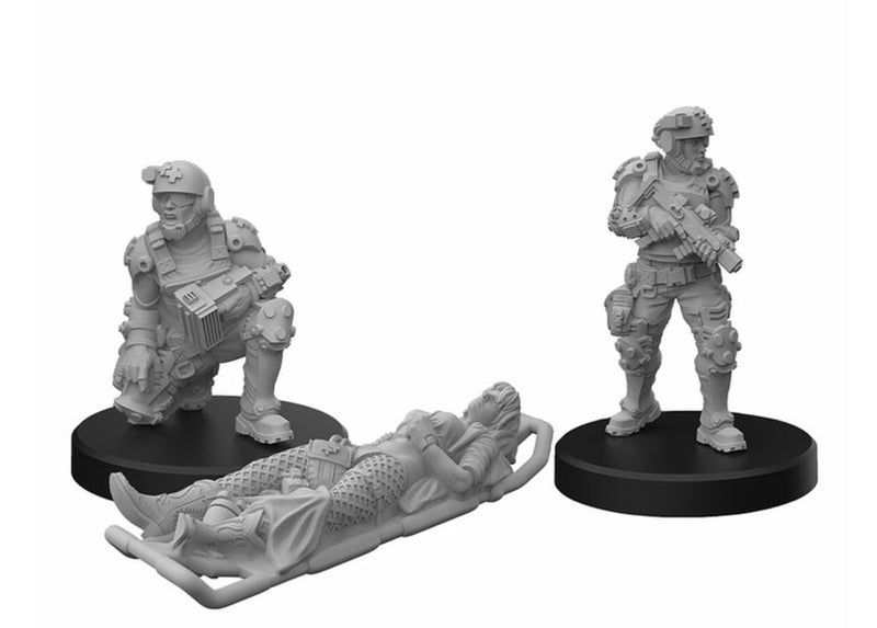 Cyberpunk Red Miniatures: Trauma Team A