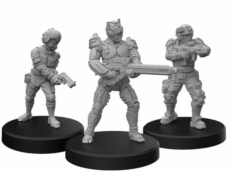 Cyberpunk Red Miniatures: Trauma Team B