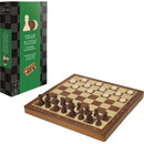 Chess and Checkers - Wooden Folding Version