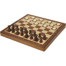 Chess and Checkers - Wooden Folding Version
