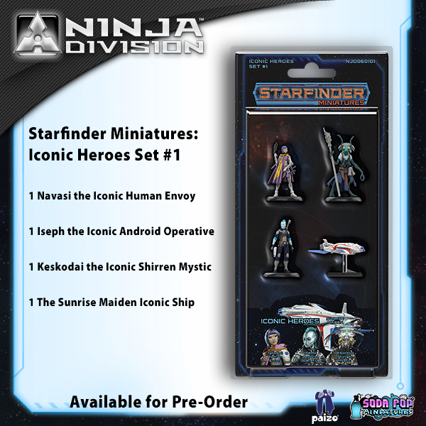 Starfinder Minis Iconic Heroes Set 1