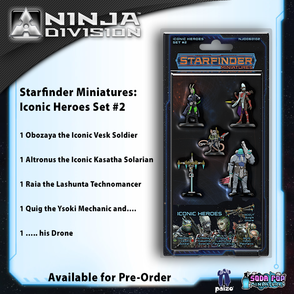 Starfinder Minis Iconic Heroes Set 2