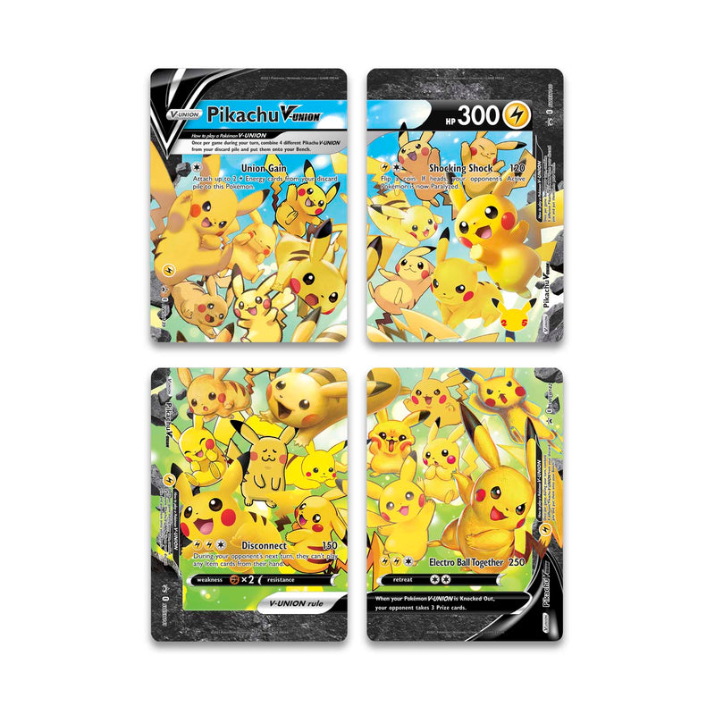 Pokémon Celebrations Pikachu V Union Special Collection