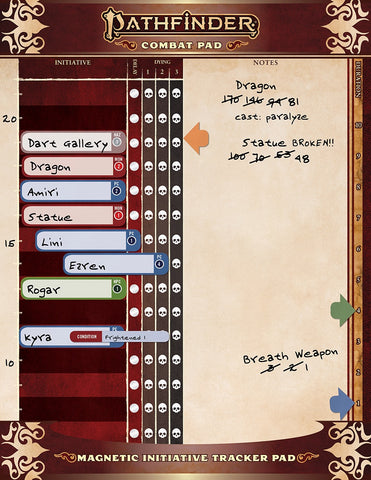 Pathfinder 2E Combat Pad