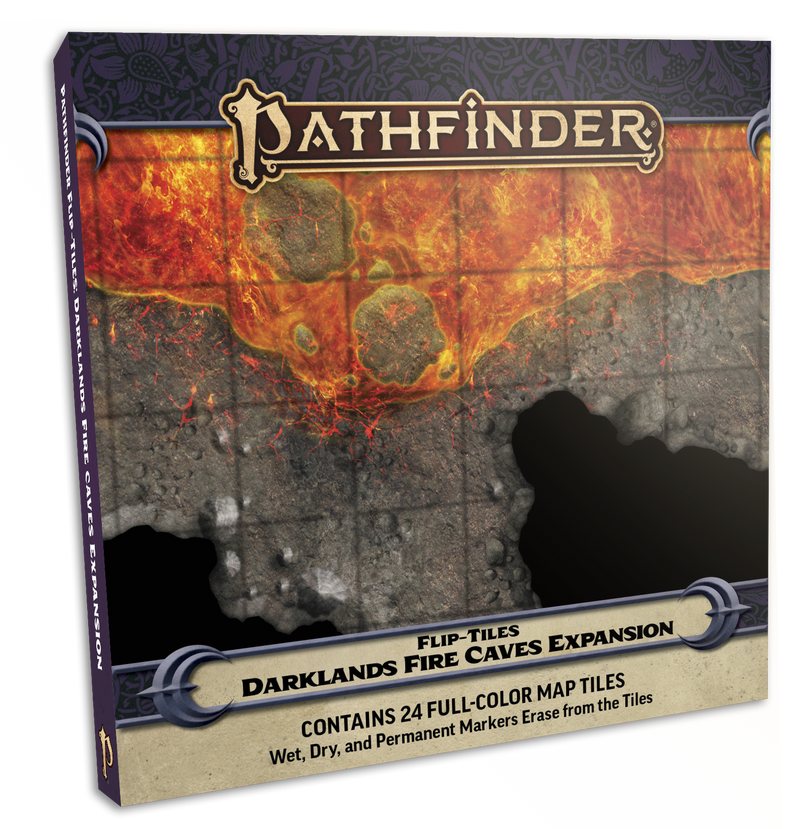 Pathfinder Flip-tiles Darklands Fire Caves Expansion