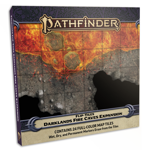 Pathfinder Flip-tiles Darklands Fire Caves Expansion