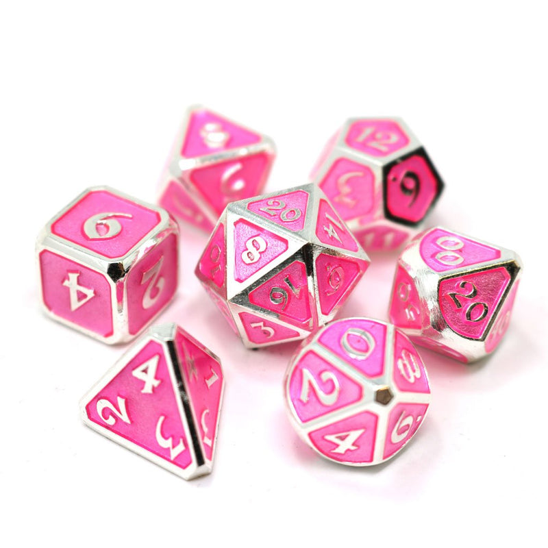 Die Hard Dice Gemstone Dice Set Pink Sapphire