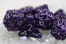 Mind Eater Hollow Purple RPG Metal Dice Set
