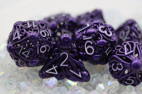 Mind Eater Hollow Purple RPG Metal Dice Set