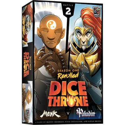 Bg Dice Throne S1: Monk vs Paladin