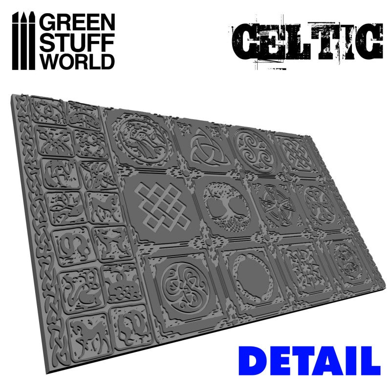 Green Stuff World  Rolling Pin Celtic