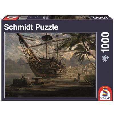 Schmidt Puzzle 1000 Ship At Anchor