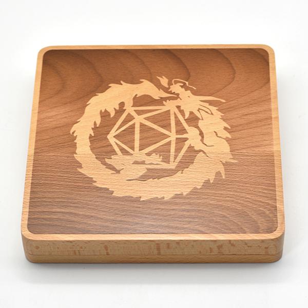 Fbg Wood Dice Box (square)