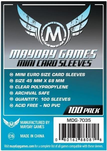 Mayday Sleeves: MDG-7035 Mini European 45x68mm (100)