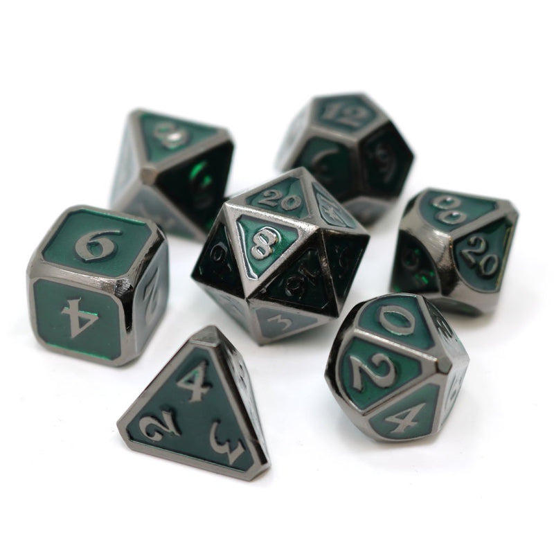 Die Hard Dice Mythica Dice Set - Sinister Emerald