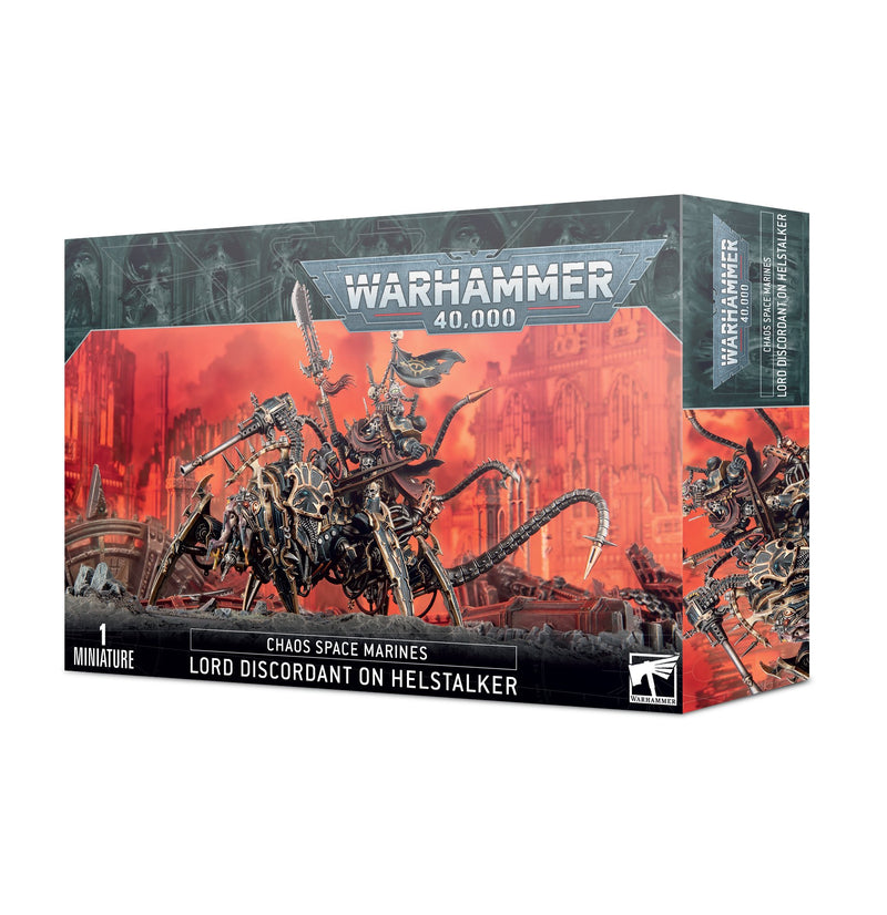 GW Warhammer 40K Chaos Space Marines Lord Discordant on Helstalker/Vex Machinator, Arch-Lord Discordant