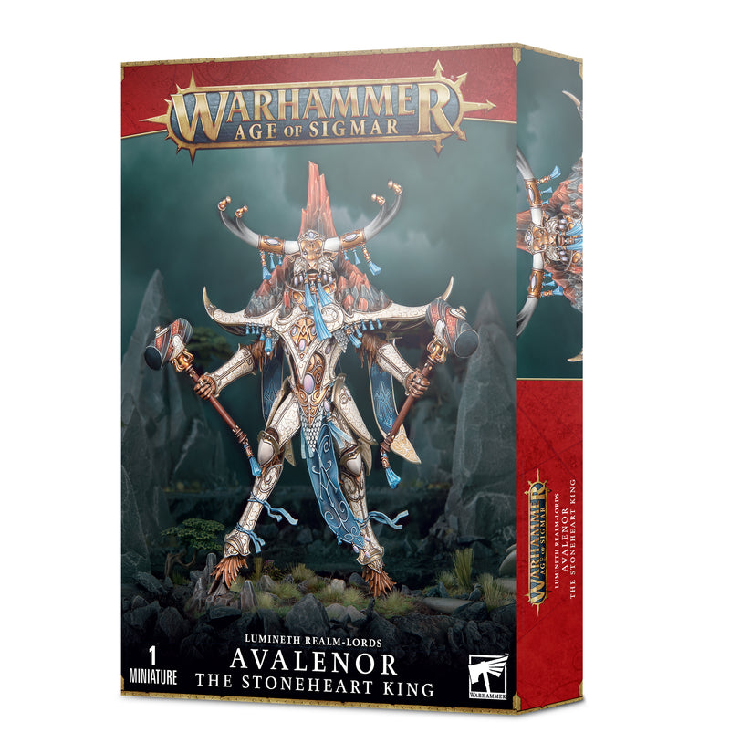 GW Age of Sigmar Lumineth Realm-Lords Avalenor The Stoneheart King/Alarith Spirit of the Mountain
