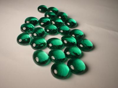 Chessex Glass Stones- Teal