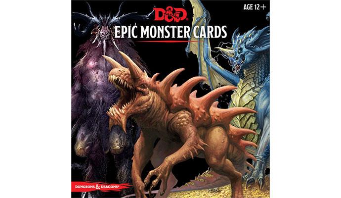 Dungeons and Dragons 5th Edition Monster Cards Epic