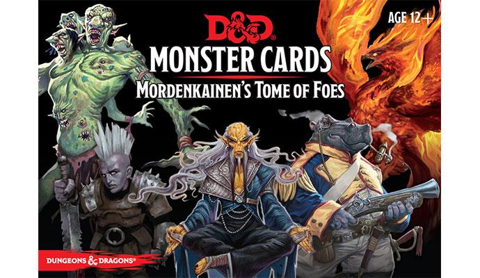 Dungeons and Dragons 5th Edition Monster Cards Mordenkainen's Tome Of Foes