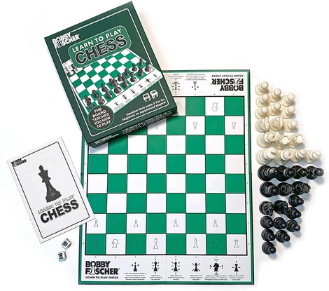 Chess Set Learn to Play - 16" Quarter-fold, Tournament Plastic