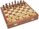 Chess Set 17 7/16" Wood W/ Storage We12-2017