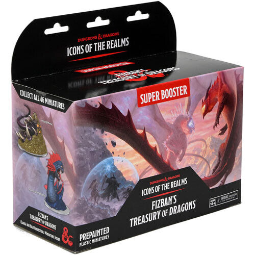 Wizkids D&D Minis Icons of the Realms 22: Fizban's Treasury of Dragons Super Booster
