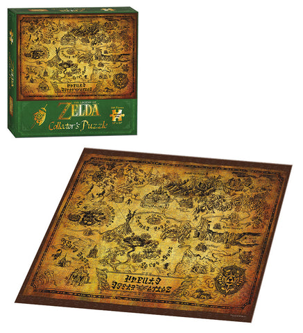 Puzzle Usaopoly 550 Legend Of Zelda Hyrule Map