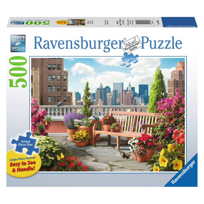 Ravensburger Puzzle 500 Pcs Rooftop Garden