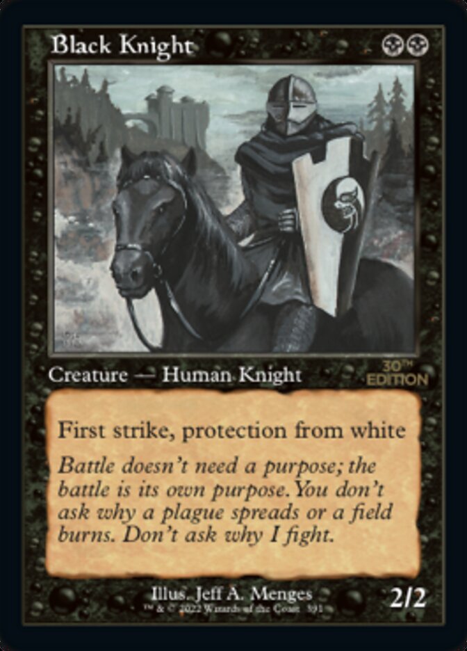 Black Knight (Retro) [30th Anniversary Edition]