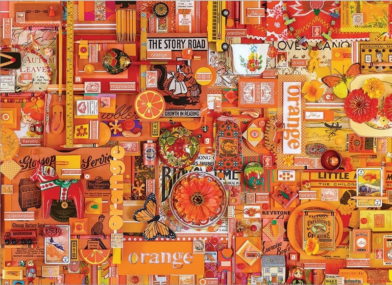 Cobble Hill Puzzle 1000 Piece Orange