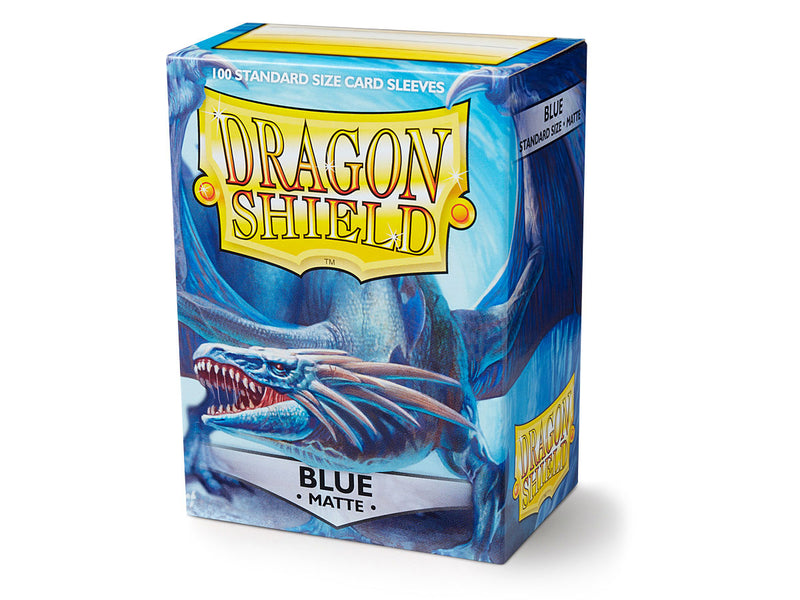 Dragon Shield Sleeves: Matte Blue (100)