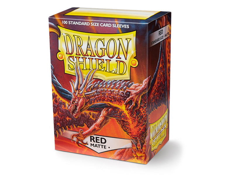 Dragon Shield Sleeves: Matte Red (100)