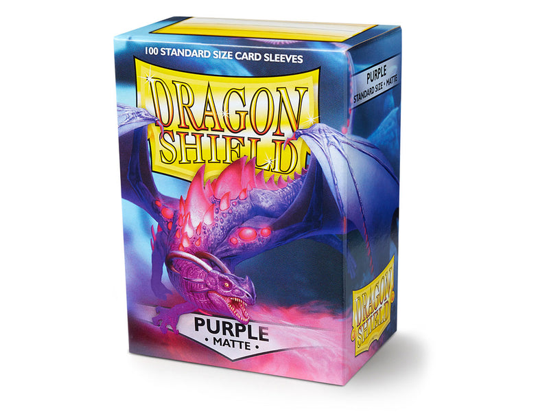 Dragon Shield Sleeves: Matte Purple (100)