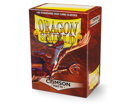 Dragon Shield Sleeves: Matte Crimson (100)