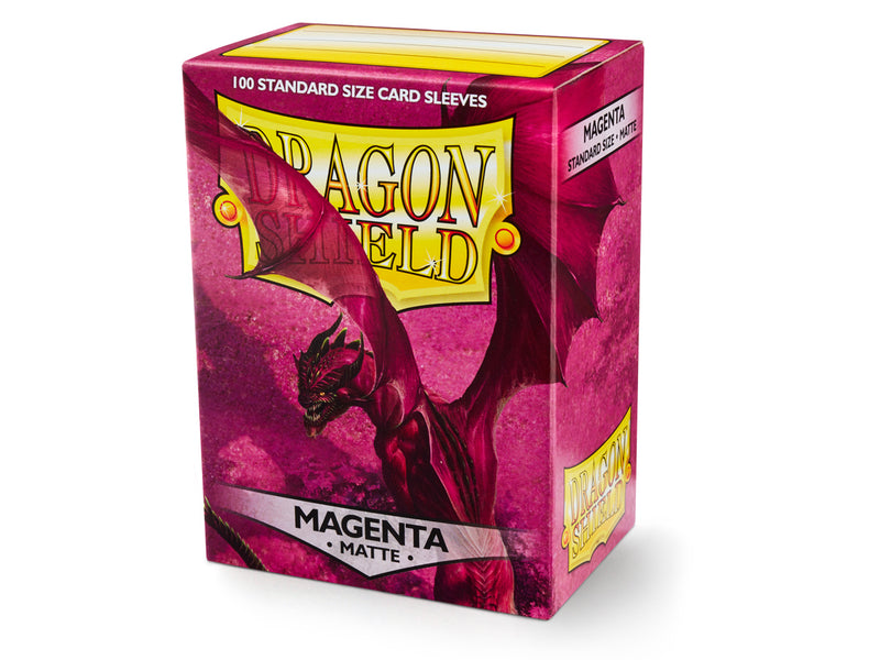 Dragon Shield Sleeves: Matte Magenta (100)